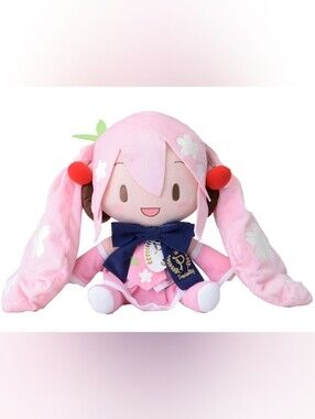 SEGA Hatsune Miku Sakura Preciality Special Plush doll NWT